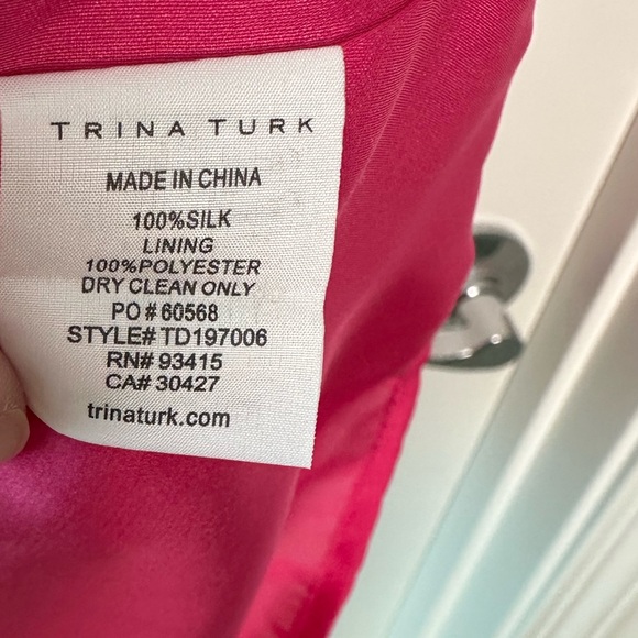 Trina Turk Buena Vista Silk Dress size 6 - Picture 5 of 5